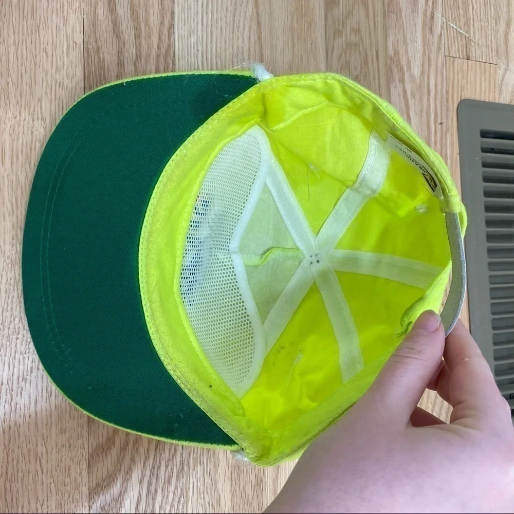 Leisure Pleasers Ford New Holland Vintage Hat Neon